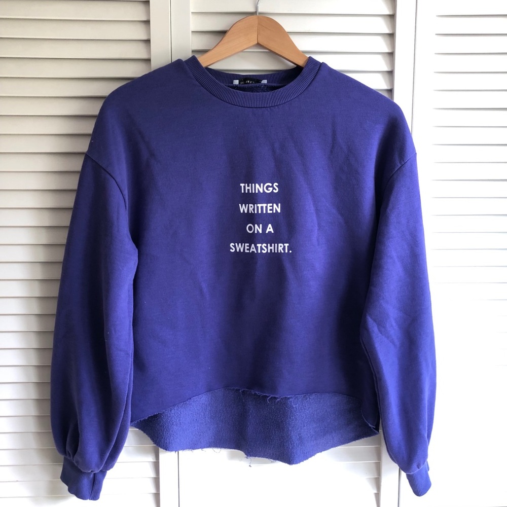 NWOT Zara crewneck